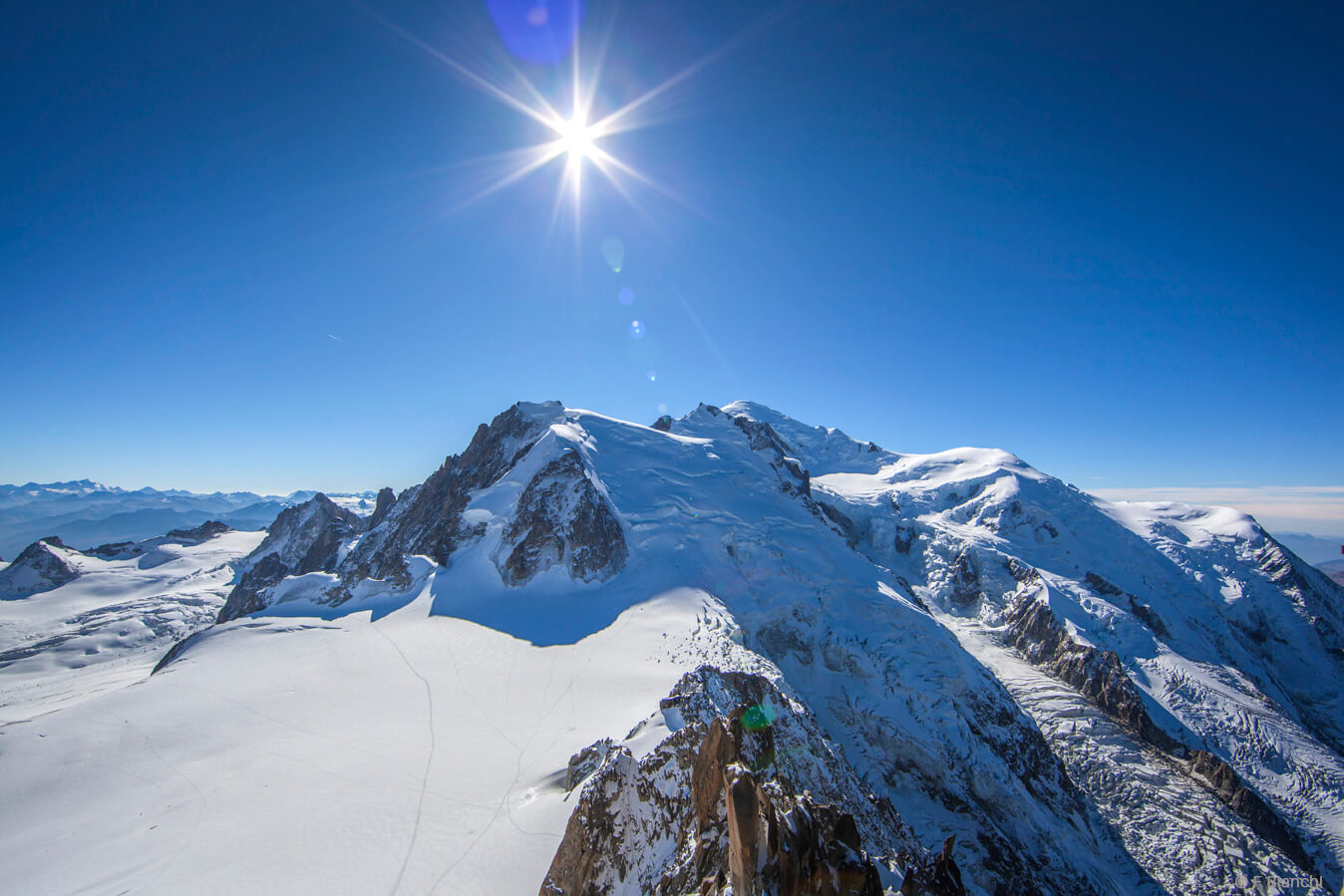 Seminaire vue Mont Blanc-Chamonix